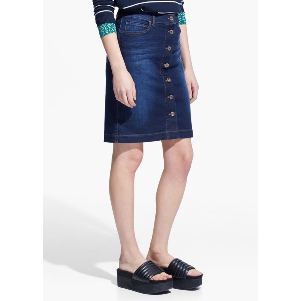 Mango denim skirt